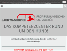 Tablet Screenshot of jackys-shop.ch